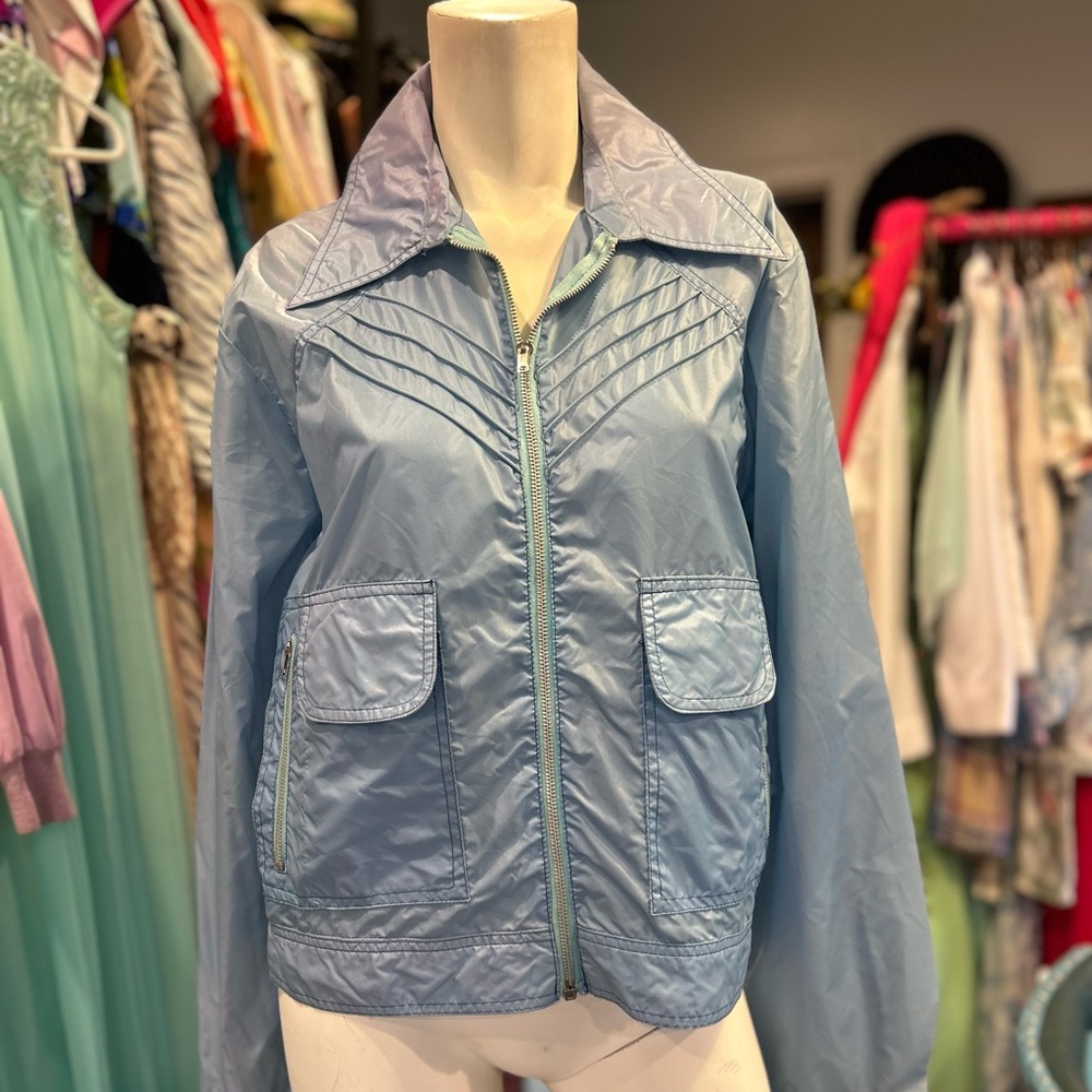 70s Super Fly Windbreaker Racer Jacket